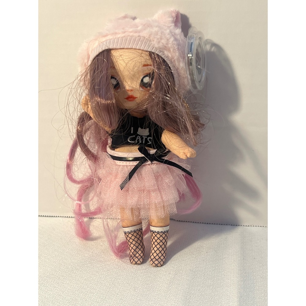 Na Na Na Surprise Doll Cat Ears Black Cats Shirt Pink Tutu Mesh Socks‎